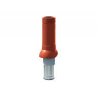 ТЕХНОНИКОЛЬ Вент. выход изолир. D=125/160, H=700 мм, красный (467395)