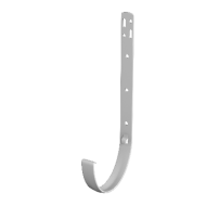 ТЕХНОНИКОЛЬ ТН кронштейн желоба металлический для ПВХ водосточных систем (D125/82), белый, шт (697478)