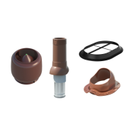 ТЕХНОНИКОЛЬ Комплект вентиляции Монтеррей 125/160, коричневый, шт (140880)