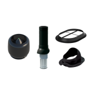 ТЕХНОНИКОЛЬ Комплект вентиляции Монтеррей 125/160, черный, шт (140882)