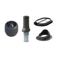 ТЕХНОНИКОЛЬ Комплект вентиляции СКАТ 125/160, серый, шт (140884)