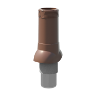 ТЕХНОНИКОЛЬ Вентиляционный выход ТЕХНОНИКОЛЬ D110/160 изолированный, коричневый, шт (155077)