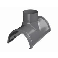 ТЕХНОНИКОЛЬ ТН воронка желоба (D125/82), серый, шт. (128279)