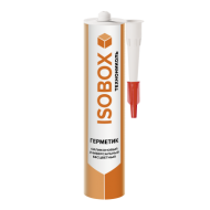 ТЕХНОНИКОЛЬ Герметик ISOBOX силиконовый универсальный бесцветный, 260 мл (069573)